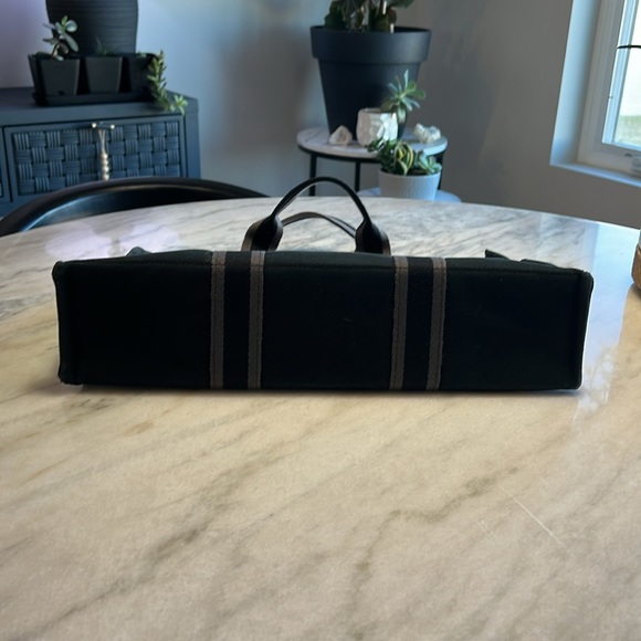 Hermès Large & mini Fourre Tout Tote in Black & Grey - Picture 6 of 14